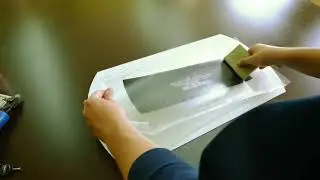 Накатка плёнки Oracal на ПВХ