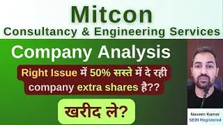 Mitcon Consultancy & Engineering Services share | price | latest news | Right Issue | Review