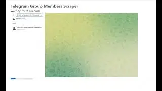 Telegram Group Members Scraper