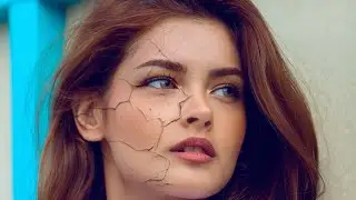 Create Realistic Cracked Skin Effect in Photoshop | 