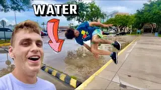 SLIPPERY JUMP CHALLENGES! *W/ BAILEY PAYNE*