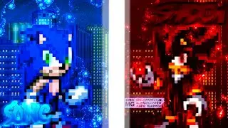 Sonic vs Shadow || Speed animation