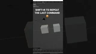 How to Repeat Last Command with Shift+R in Blender 😍 