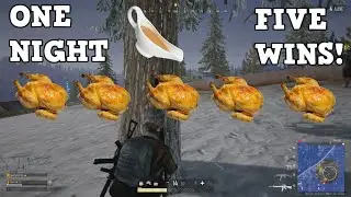 We got FIVE wins in one night of PUBG