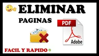 Como ELIMINAR paginas de un PDF ❌ en linea GRATIS ✅