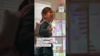 Little Girl Loves Her New Digital Dollhouse