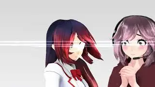 [MMD X 1p and (New) 2p self models] Binch Meme