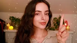 ASMR Follow My Inaudible Instructions ✨ Eyes Open & CLOSED (Lights-off Light Triggers, Tracing...)