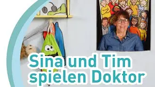 Sina und Tim spielen Doktor - Puppentheater
