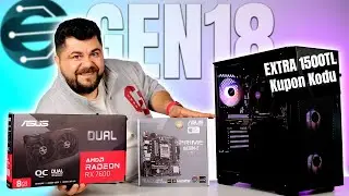 ASUS DUAL RX7600 ‘lü DDR5 FİYAT & PERFORMANS HAZIR SİSTEM! -  Gencergaming haqqus GEN18