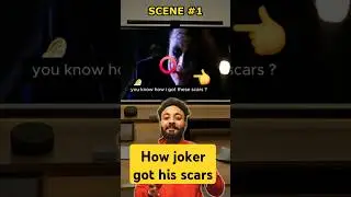 how Joker got his scars ?! 🤯 #batman #dc #marvel #hiddendetails #breakdown #facts #christophernolan