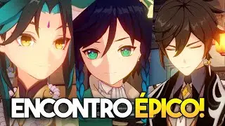 XIAO, VENTI E ZHONGLI SE ENCONTRARAM! EPÍLOGO FESTIVAL DAS LANTERNAS 3.4 | GENSHIN IMPACT