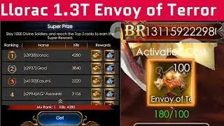 Llorac - Reached 1.3 Trillion BR - Activate Envoy of Terror - Legacy Of Discord