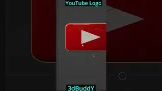 3D YouTube Logo Modelling in Blender (3) 