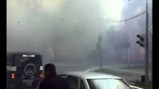 Пожар в Ханты-Мансийске.Сельхоз.07062008