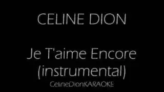 Je T'aime Encore KARAOKE/INSTRUMENTAL