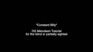 Constant Billy - DG Melodeon Tutorial For The Blind Performance and Tutorial Excerpt
