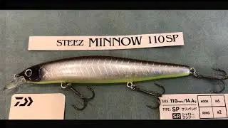 Обзор воблера DAIWA Steez Minnow 110SP