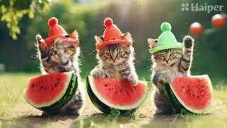 Cute cat dancing