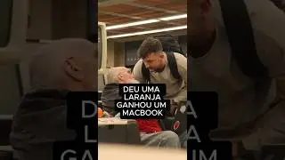 Deu uma laranja e ganhou um MacBook 