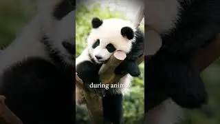 Why baby panda is smaller than a🐭 #shorts