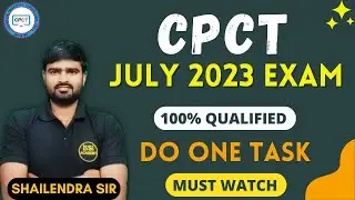 Only One Task to Qualify CPCT Exam | CPCT July 2023 Exam