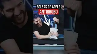 ¡Las bolsas de Apple son Antirrobo! Con #nategentile #apple