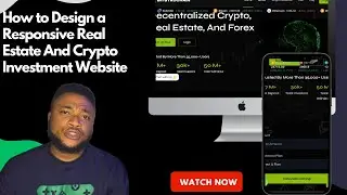 How to Design a Responsive Real Estate And Crypto Investment Website
