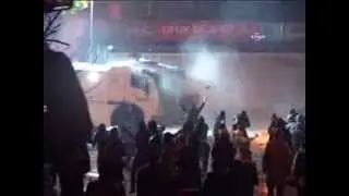 Tunceli'de göstericilere müdahale eden iki TOMA birbirine çarptı