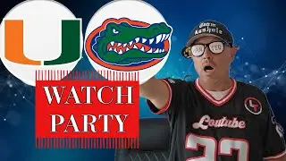 *LIVE* FLORIDA GATORS VS MIAMI HURRICANES LIVE STREAM WATCH PARTY