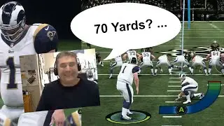 What's your longest field goal kick you can send through the up rights in Madden 19?