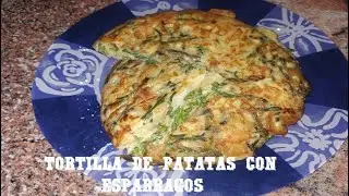 Tortillas de Patatas y Esparragos más agradecimiento
