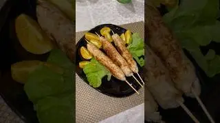 Шашлычок из куриного филе!#shorts #семья #дети #вкусно #шашлык #мясо #правильноепитание #друзья #дом