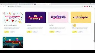 Cute Cursors - Custom Cursor for Chrome. Extensión de Chrome. Personalizar cursores.