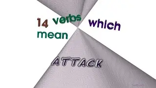 attack - 16 verbs meaning attack (sentence examples)