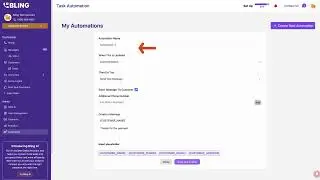 Bling Feature -  How to use Email and Text Automations