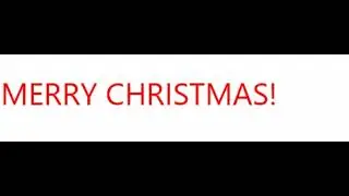 Merry Christmas