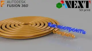 Fusion 360. Tutorial - Modeling a 2D Spiral