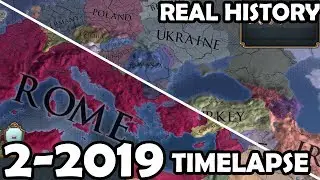 History of Europe 2-2019 Year Timelapse (Real History)