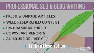 Get a  normal or SEO optimized blog post
