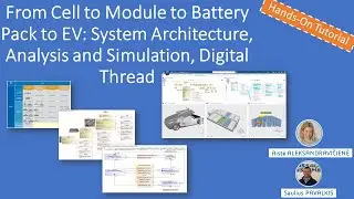 Digital Tread for EV Battery Pack Architecture, Analysis and Design