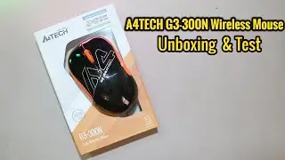 A4TECH G3-300N Wireless Mouse Unboxing & Test