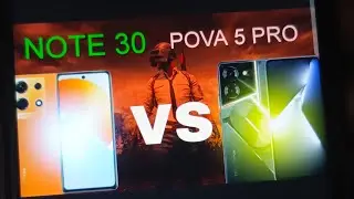 INFINIX NOTE 30 VS TECHNO POVA 5 PRO PUBG COMERISION 