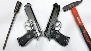 GBB PISTOLS MAINTENANCE - USE OF THE KWC BERETTA M92 (LUBRICATION AND CLEANING OF GAS BLOWBACK PI...