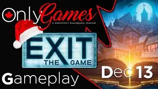 Exit The Game 2022 Advent Calendar: The Hunt For The Golden Book (December 13) Board Game Gameplay