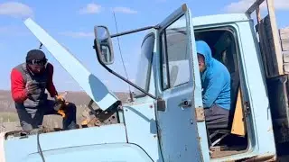 Как мы заводили ГАЗ 3307, который простоял много лет). Присутствует не нормативная лексика!)