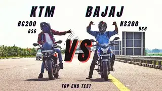 Bajaj Pulsar Ns200 Bs6 Vs Ktm Rc200 Bs6 | Highway Battle | Ksc vlogs