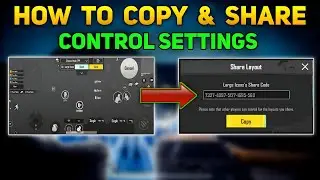 How To Copy Control Code In Bgmi Control Code Kaise Dale How To Share Control Code In Bgmi