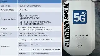 BEST 5G 4G INTERNET DEVICE In Pakistan ZLT X28 BAND LOCK CELL ID LOCK METHOD 4G+ BAND CAT19 DEVICE
