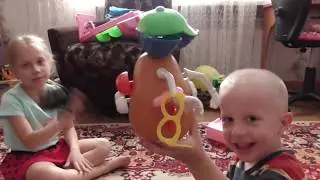 Новый Челлендж Собери картошку с закрытыми глазами! История игрушек Toys Story CHALLENGE Potato Head